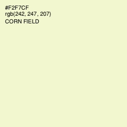 #F2F7CF - Corn Field Color Image