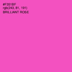 #F351BF - Brilliant Rose Color Image