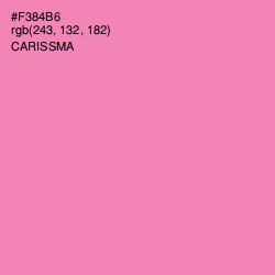 #F384B6 - Carissma Color Image