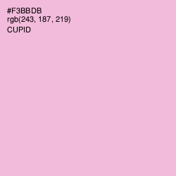 #F3BBDB - Cupid Color Image