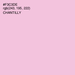 #F3C3DE - Chantilly Color Image