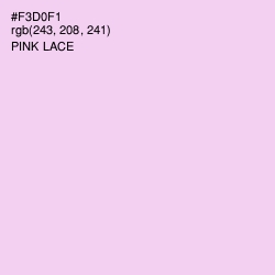 #F3D0F1 - Pink Lace Color Image
