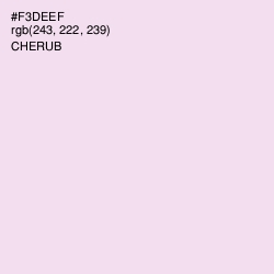 #F3DEEF - Cherub Color Image