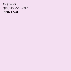 #F3DEF2 - Pink Lace Color Image