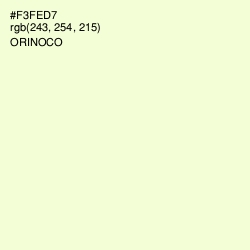 #F3FED7 - Orinoco Color Image