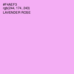 #F4AEF3 - Lavender Rose Color Image