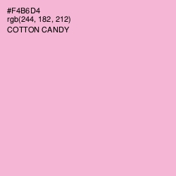 #F4B6D4 - Cotton Candy Color Image