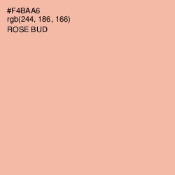 #F4BAA6 - Rose Bud Color Image