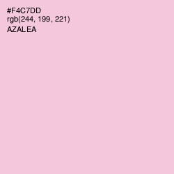 #F4C7DD - Azalea Color Image
