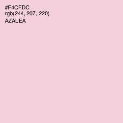 #F4CFDC - Azalea Color Image