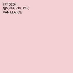#F4D2D4 - Vanilla Ice Color Image