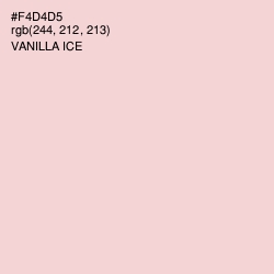 #F4D4D5 - Vanilla Ice Color Image