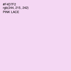 #F4D7F2 - Pink Lace Color Image