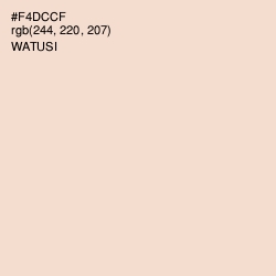 #F4DCCF - Watusi Color Image