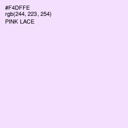 #F4DFFE - Pink Lace Color Image