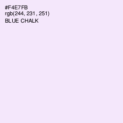 #F4E7FB - Blue Chalk Color Image