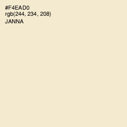 #F4EAD0 - Janna Color Image