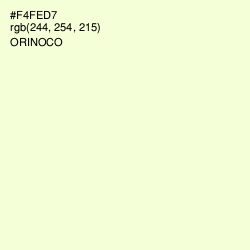 #F4FED7 - Orinoco Color Image