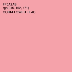 #F5A2AB - Cornflower Lilac Color Image