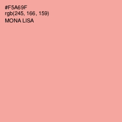 #F5A69F - Mona Lisa Color Image
