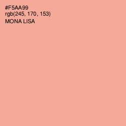 #F5AA99 - Mona Lisa Color Image