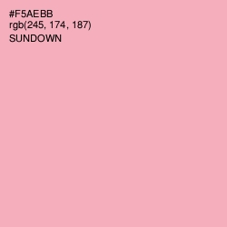 #F5AEBB - Sundown Color Image