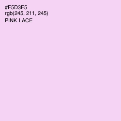 #F5D3F5 - Pink Lace Color Image
