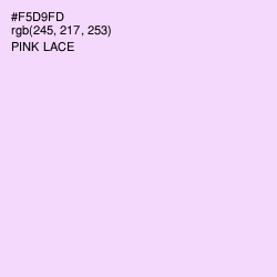 #F5D9FD - Pink Lace Color Image