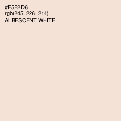 #F5E2D6 - Albescent White Color Image