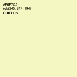 #F5F7C2 - Chiffon Color Image