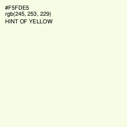 #F5FDE5 - Hint of Yellow Color Image