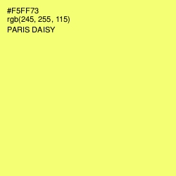 #F5FF73 - Paris Daisy Color Image