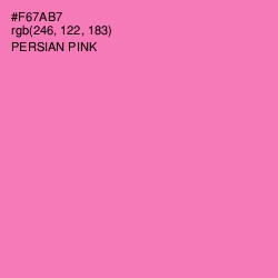 #F67AB7 - Persian Pink Color Image