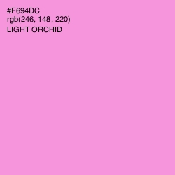 #F694DC - Light Orchid Color Image