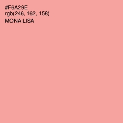 #F6A29E - Mona Lisa Color Image