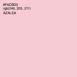 #F6CBD3 - Azalea Color Image