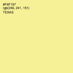 #F6F197 - Texas Color Image