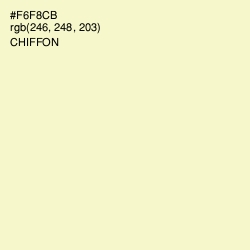 #F6F8CB - Chiffon Color Image