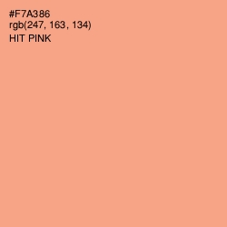 #F7A386 - Hit Pink Color Image