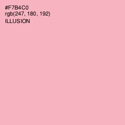 #F7B4C0 - Illusion Color Image