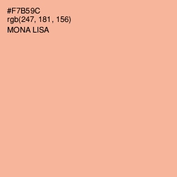 #F7B59C - Mona Lisa Color Image