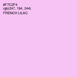 #F7C2F4 - French Lilac Color Image