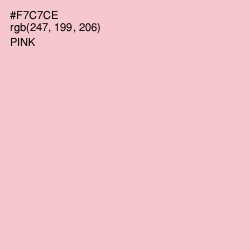 #F7C7CE - Pink Color Image