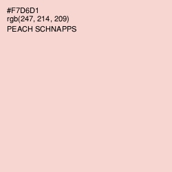 #F7D6D1 - Peach Schnapps Color Image