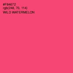 #F84672 - Wild Watermelon Color Image
