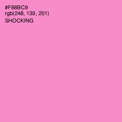 #F88BC9 - Shocking Color Image