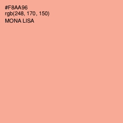 #F8AA96 - Mona Lisa Color Image