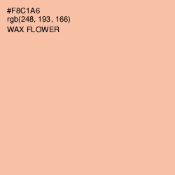 #F8C1A6 - Wax Flower Color Image