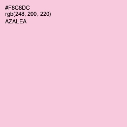 #F8C8DC - Azalea Color Image