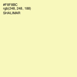 #F8F8BC - Shalimar Color Image